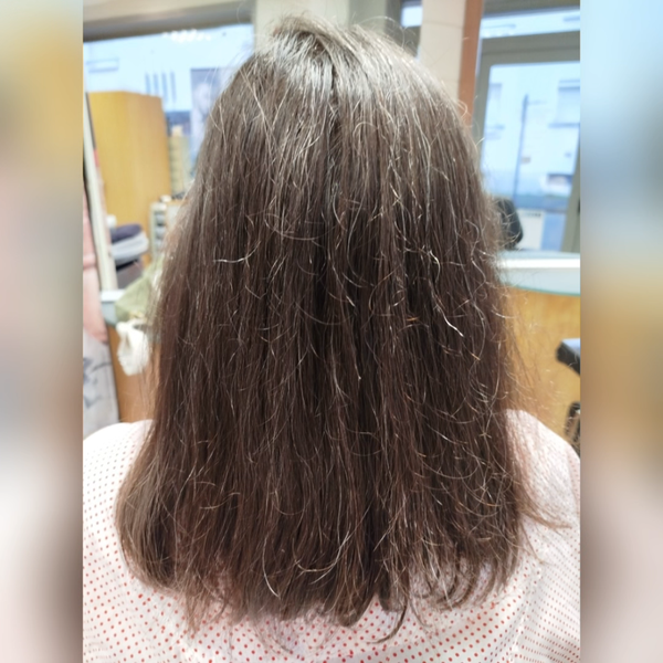 Coiffure réalisée au salon Actuel Coiff
