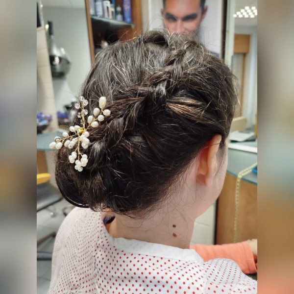 Coiffure réalisée au salon Actuel Coiff