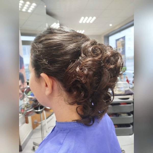 Coiffure réalisée au salon Actuel Coiff