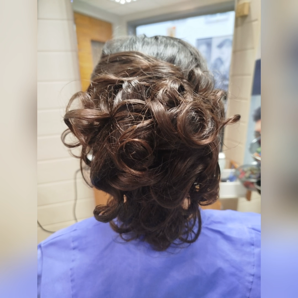 Coiffure réalisée au salon Actuel Coiff