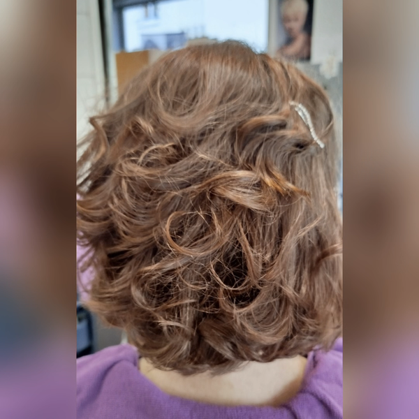 Coiffure réalisée au salon Actuel Coiff