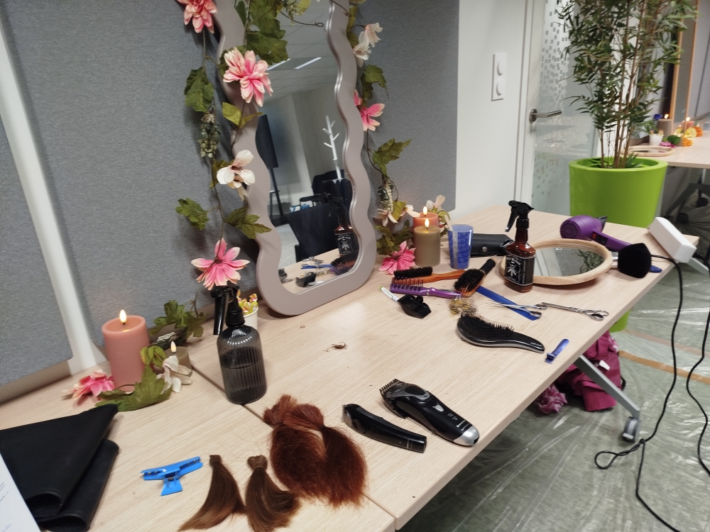 Cheveux collectés
